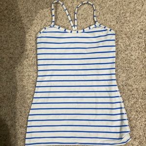 Lululemon Power Y tank. Light marks of wear as shown in photos.